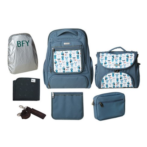 블레싱포 유아용 프리미엄 기저귀 가방 세트, 데이브 코코스타