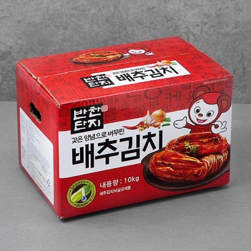 중국김치 - 반찬단지 중국산 배추김치, 10kg, 1개