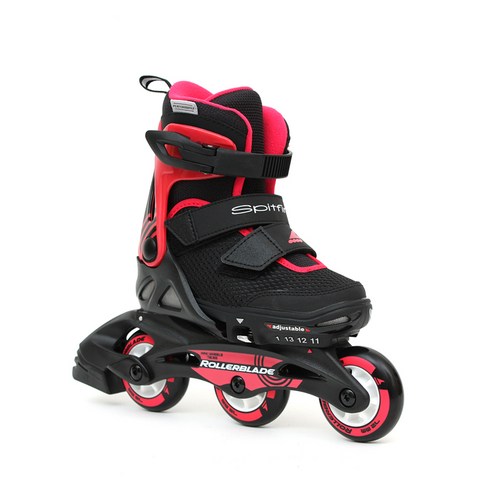 롤러블레이드 스핏파이어 아동용 인라인스케이트 3륜 SL G, BLACK + PINK