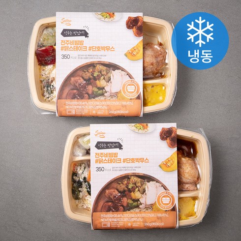 [선수바디] 전주비빔밥 도시락 (냉동)