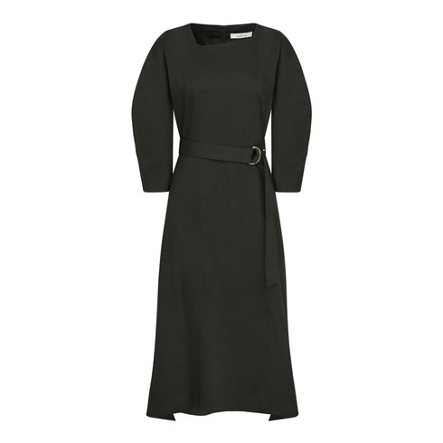 라인스튜디오원 puff sleeve cotton dress