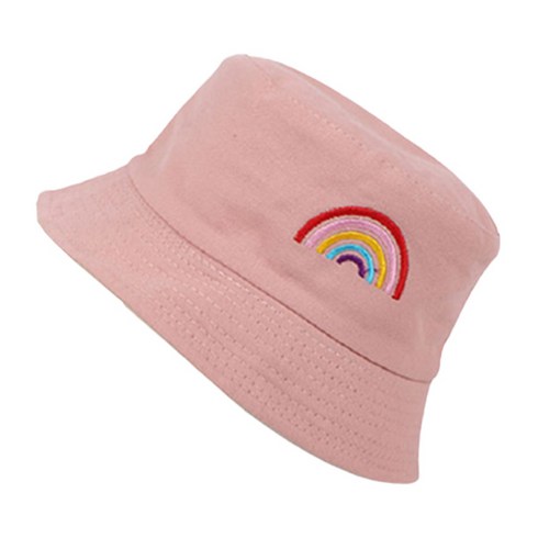 2023년 가성비 최고 키즈버킷햇 - 조이멀티 유아용 레인보우 양면 벙거지 모자