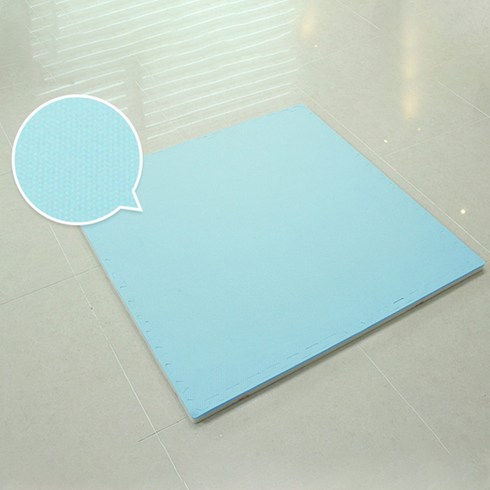 베베앙 팡키즈 퍼즐매트, 파스텔 블루, 16개