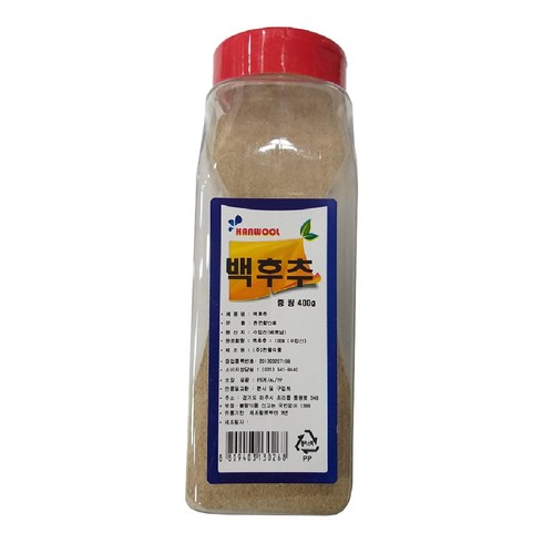 한울식품 백후추, 400g, 1개