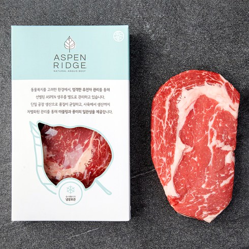 푸드랩플러스 아스펜릿지 미국산 프라임 립아이 등심 스테이크용 (냉장), 300g, 1개