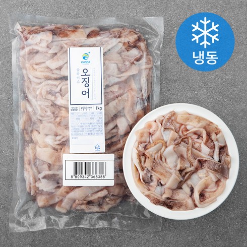 은하수산 원양산 오징어 슬라이스 (냉동), 1kg, 1개