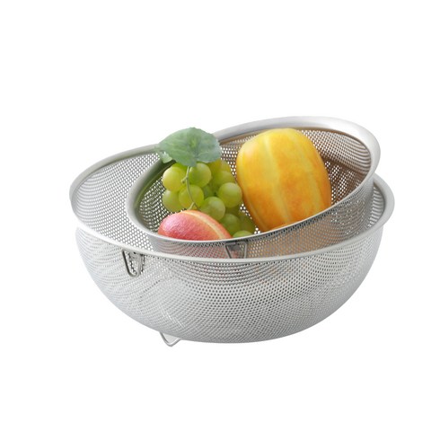 젠한국 리빙젠 스테인리스 타공 채반 2종 세트