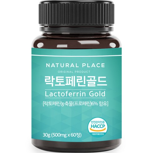 내추럴플레이스 락토페린 골드 30g, 60정, 1개