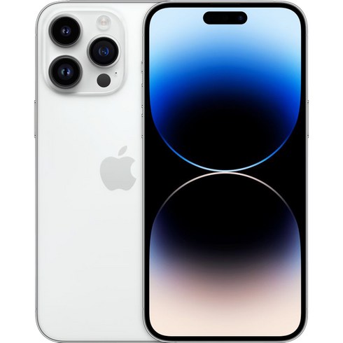 Apple 정품 아이폰 14 Pro Max 자급제, 실버, 128GB