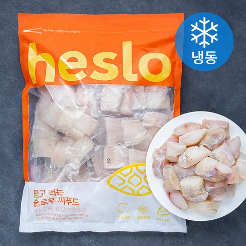 아귀 - 해슬로 한입 아귀 순살 4팩 (냉동), 1kg, 1개