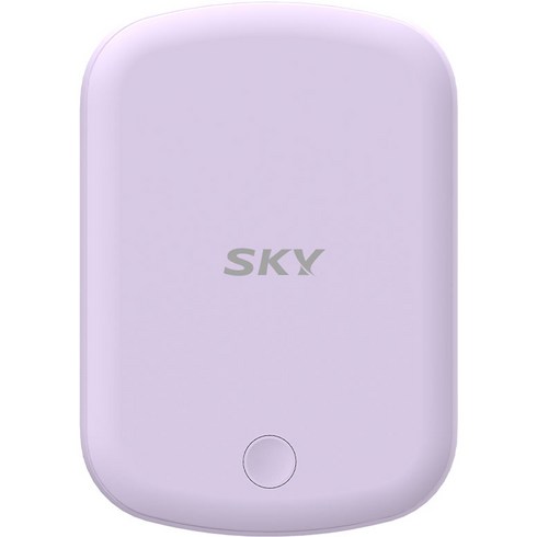 스카이 필 10000mAh 미니 맥세이프 호환 고속충전 20W PD 유무선 보조배터리 C타입, 퍼플, SKY-WX1Mag