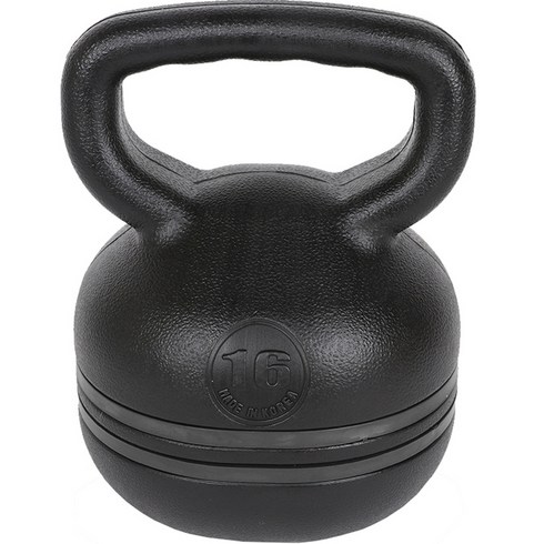 케틀벨16kg - 아리프 블랙라인 케틀벨, 블랙, 16kg, 1개