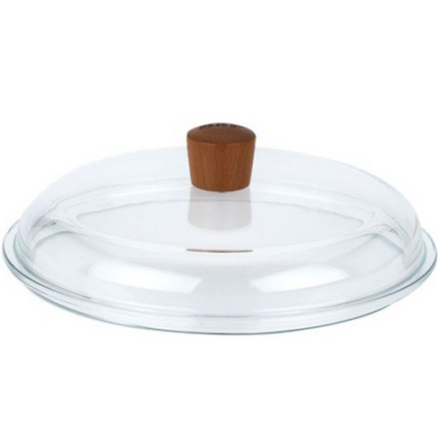 바오먼트 후라이팬그리들커버 - 바프 돔형 내열 유리뚜껑, 280 x 52 mm, 1개