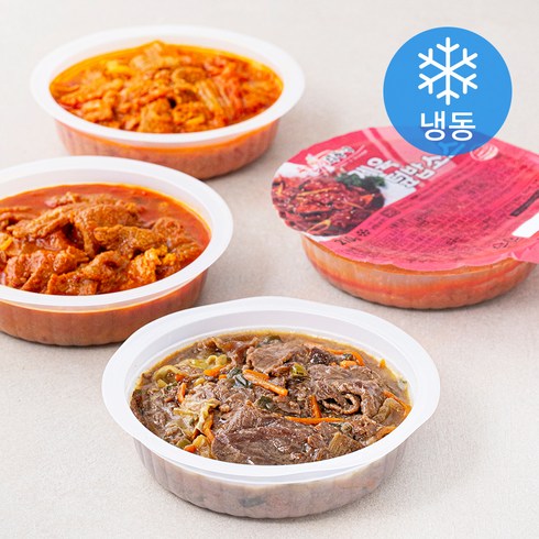 한끼의품격 한품 덮밥소스 A 소불고기 210g + 제육덮밥 210g + 김치짜글이 200g 세트 (냉동), 1세트