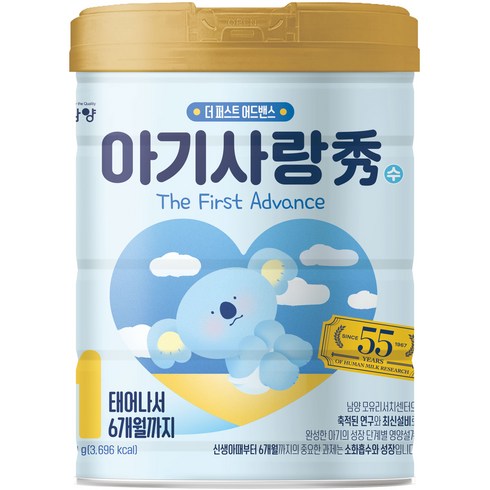 아기사랑수분유 - 아기사랑수 어드밴스 분유 1단계, 750g, 1개