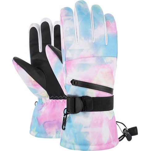 2023년 가성비 최고 알파인보드장갑 - 소이켓 패턴 알파인 스키보드 장갑 양손착용, NO 06