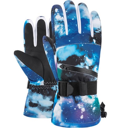 2023년 가성비 최고 알파인보드장갑 - 소이켓 패턴 알파인 스키보드 장갑 양손착용, NO 08