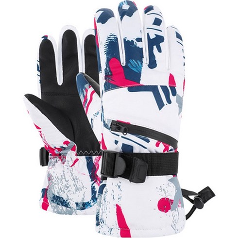 2023년 가성비 최고 알파인보드장갑 - 소이켓 패턴 알파인 스키보드 장갑 양손착용, NO 02