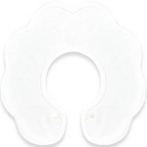 양면 롤링턱받이, 22 아이보리(무지), 1개