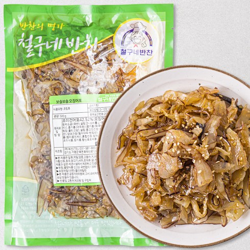 오징어 철 - 철구네 반찬 보슬보슬 오징어포, 500g, 1개