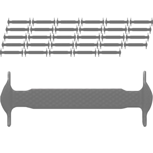 실리콘신발끈 - 엘쏘 매듭없는 실리콘 신발끈 16p x 5세트