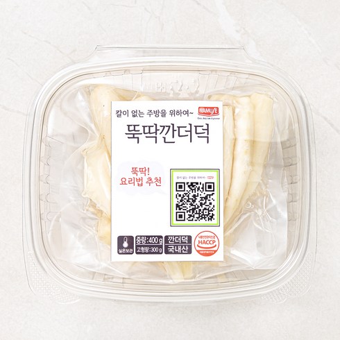 나무새 뚝딱 깐더덕, 400g, 1개