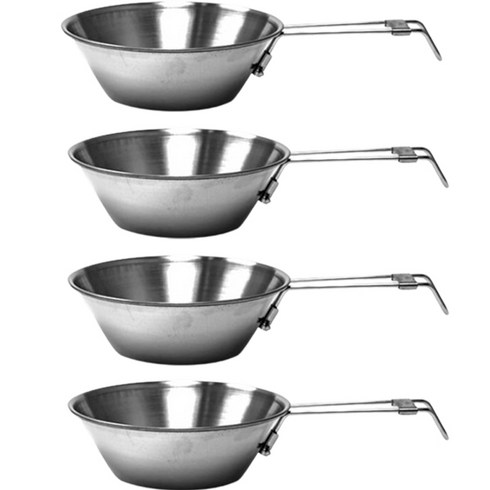 2023년 가성비 최고 시에라컵 - 벅703 스테인리스 시에라컵 300ml, 실버, 4개