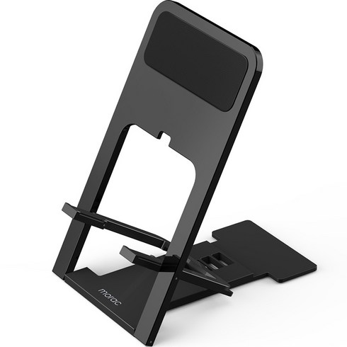 모락 슬리밍 초슬림 카드형 휴대폰 거치대 MR-MS-SLIMMING, 블랙, 1개