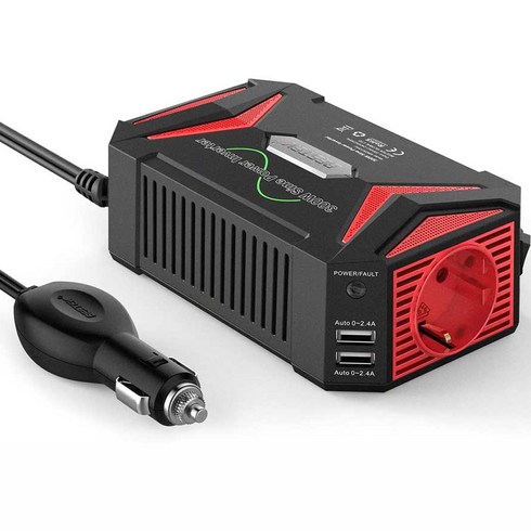 차량용인버터 - 순수정현파 베스텍 300W 차량용 인버터 12V를 AC220V로 변환 USB4.2A, 1개