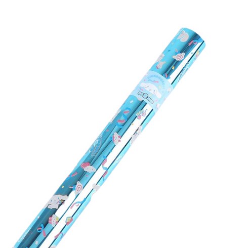산리오 증착 포장지 시나모롤 53cm x 15m, 블루, 1개
