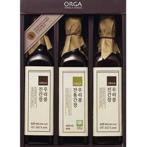 ORGA 우리콩 간장 선물세트, 1세트