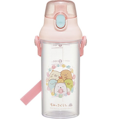 2023년 가성비 최고 스밋코구라시 - 산리오 PSB5TRC 휴대용 계량 물병, 스밋코구라시, 480ml