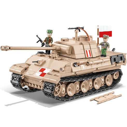 COBI 탱크 PANZER V PANTHER AUSF.G P 레고호환블럭 2568, 혼합색상