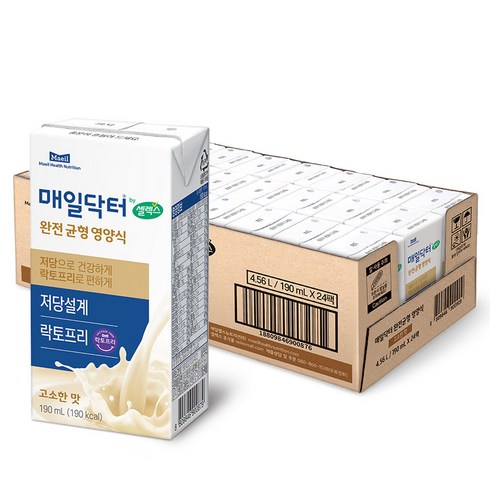 매일유업 - 셀렉스 매일닥터 완전균형영양식 고소한맛, 190ml, 24개