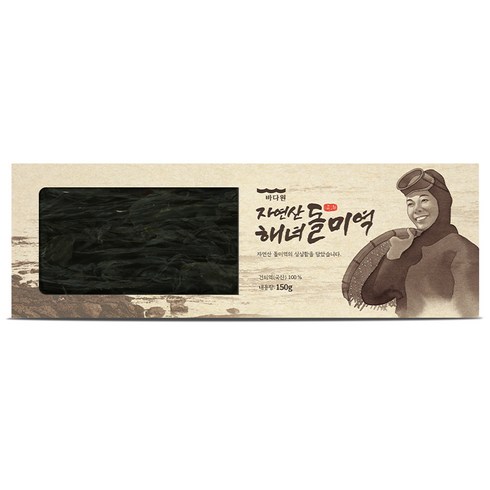 바다원 자연산 해녀 돌미역, 150g, 1개