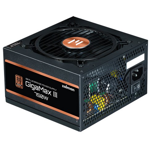 잘만 GigaMax 3 80 Plus Bronze PCIe 5 ATX 3.0 750W ZM750-GV3