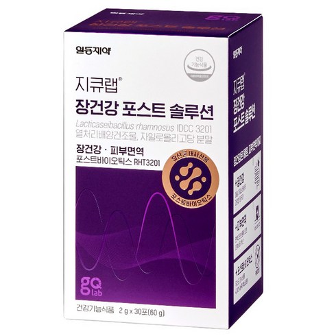 지큐랩 일동제약 장건강 포스트 솔루션 30p, 30포, 1박스