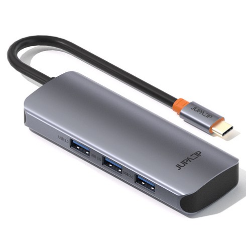 주파집2in1 - 주파집 C타입 멀티 6IN1 USB HDMI PD C포트 허브 HUB602, 1개