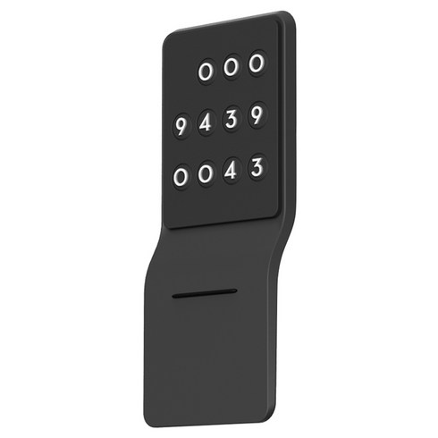 주차번호판 - 훠링 자동차 대쉬보드 슬릭 주차번호판, 1개, 블랙