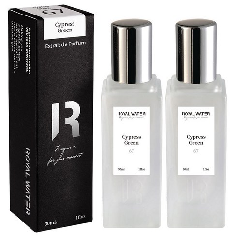 로얄워터 엑스트레 드 사이프러스 그린 오 드 퍼퓸, 30ml, 2개