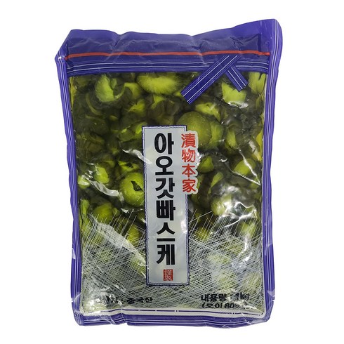 후쿠진즈케 - 토호식품 아오갓바스케, 1개, 1kg