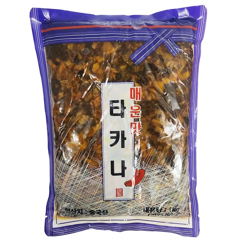 일본갓절임 - 토호식품 타카나 매운맛, 1kg, 1개