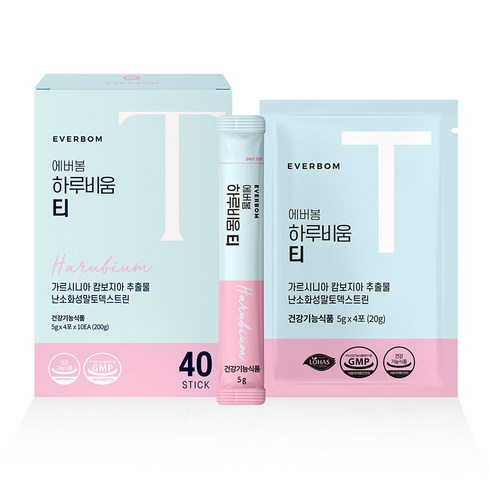 하루비움 - 에버바이오 에버봄 하루비움 티 40p, 200g, 1개