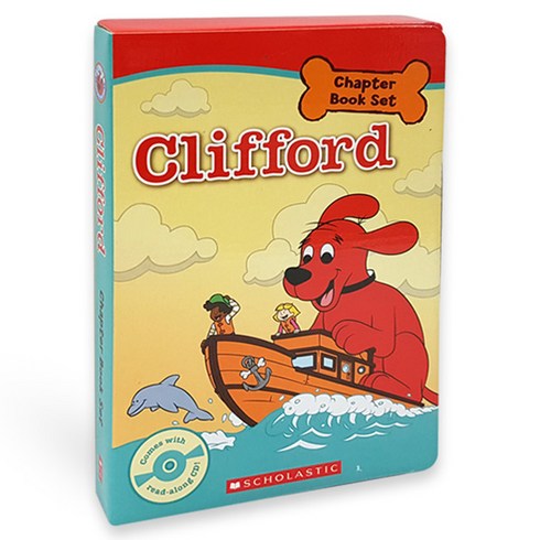 clifford - Clifford Chapter Book Set : 챕터북 CD 4종 세트, Sholastic