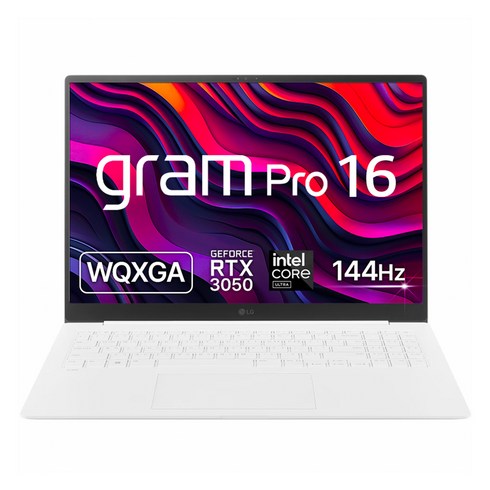 LG전자 2024 그램 Pro 16 코어Ultra5 지포스 RTX 3050, 에센스화이트, 16Z90SP-EA5HK, 512GB, 16GB, WIN11 Home