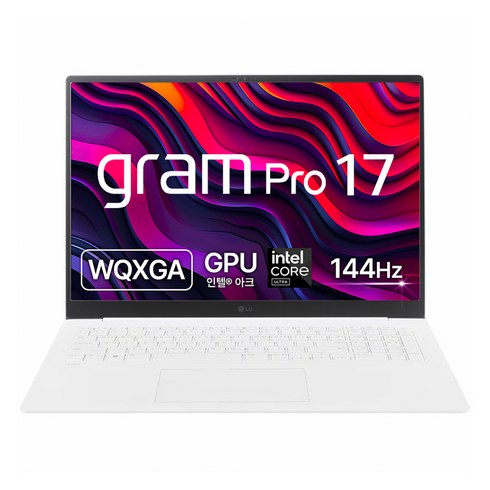 LG전자 2024 그램 Pro 17 코어Ultra5, 에센스화이트, 17Z90SP-GA5HK, 512GB, 16GB, WIN11 Home