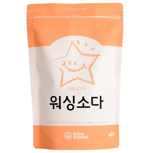 탄산소다 - 소다스쿨 워싱소다, 1kg, 1개