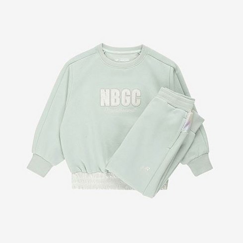 뉴발란스키즈셋업 - 뉴발란스키즈 아동용 NBgC 샤이니 배색 셋업