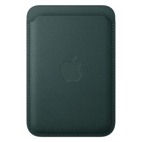맥세이프지갑 - Apple 정품 2024 아이폰 맥세이프형 파인우븐 카드지갑, 다크 그린, 1개