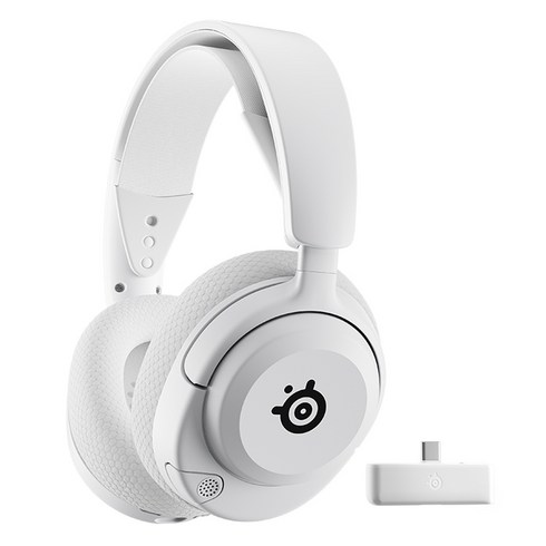 스틸시리즈노바5 - 스틸시리즈 무선 게이밍 헤드셋, Arctis Nova 5X Wireless White/61677, 화이트